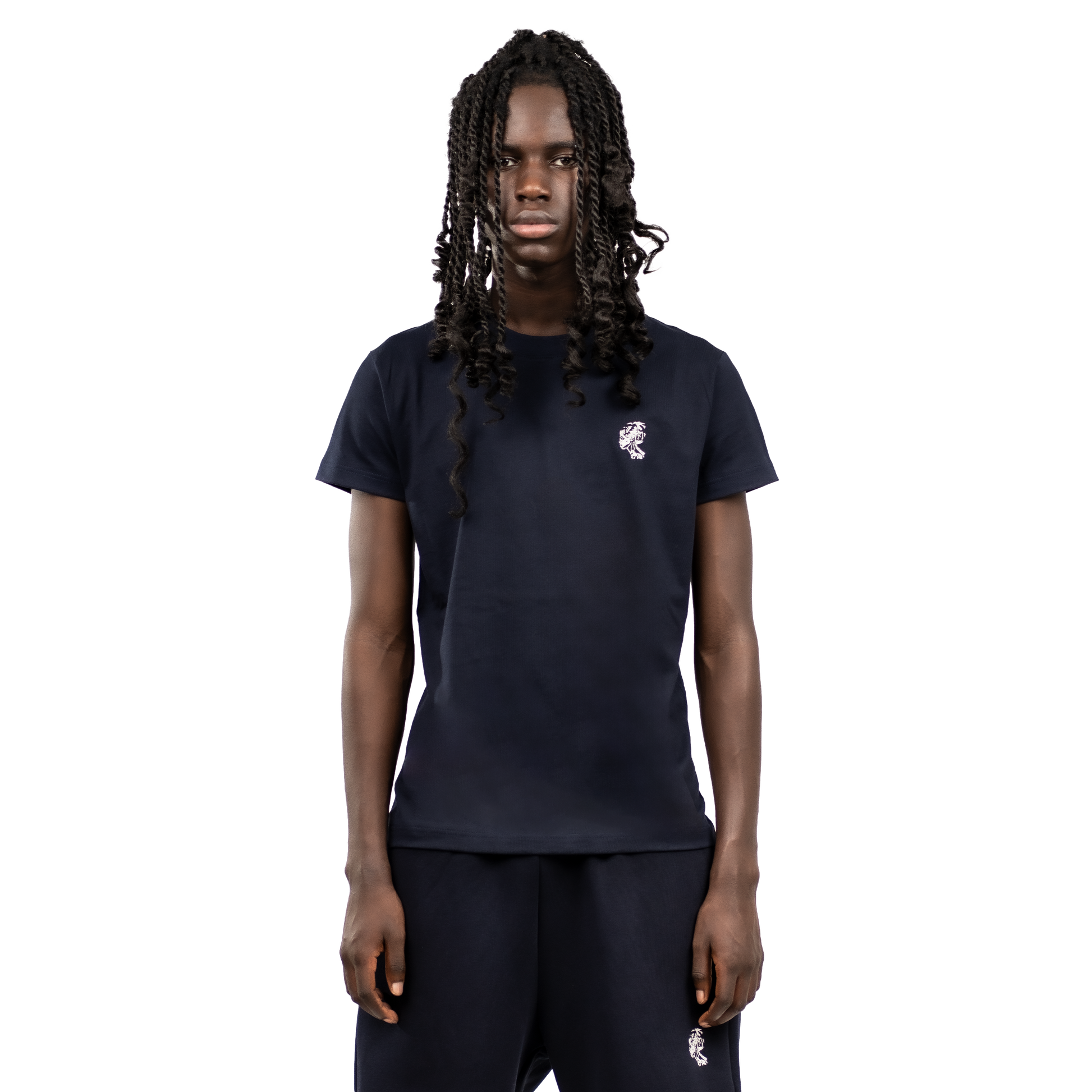 Tone in tone Navy slim fit Shirt