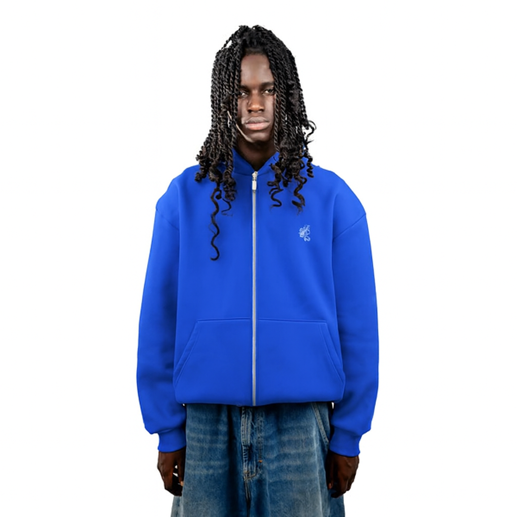 Zip Hoodie Royal Blue