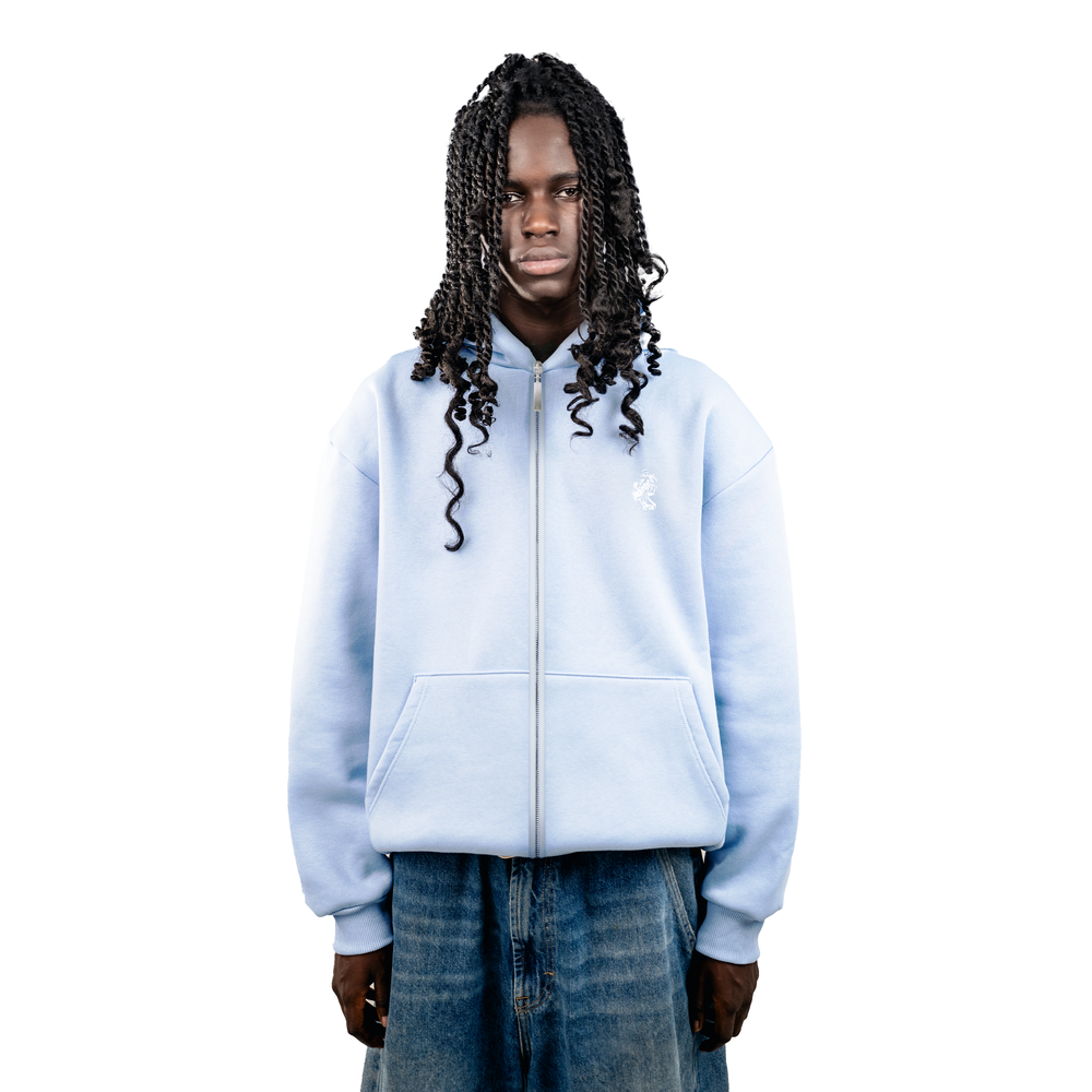 Zip Hoodie babyblue
