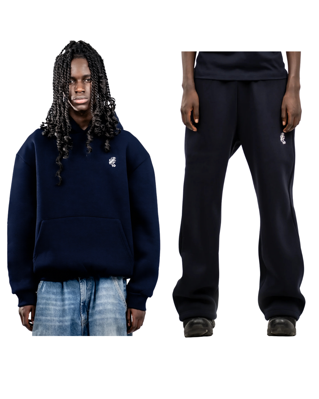 Dark Blue Tracksuit full set