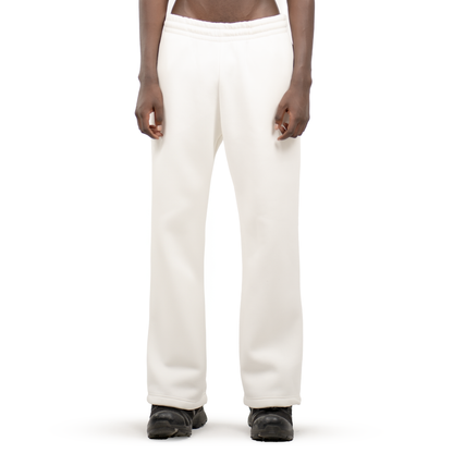 White Openleg Jogger