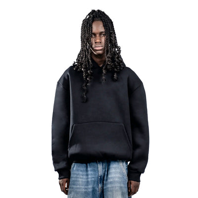 No Logo Hoodie Black