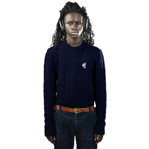 Darkblue (Muster) Strick Sweater