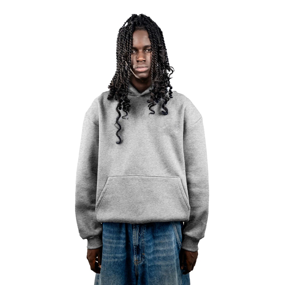 No Logo Grey Hoodie
