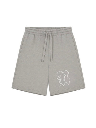 N Logo Shorts Grey