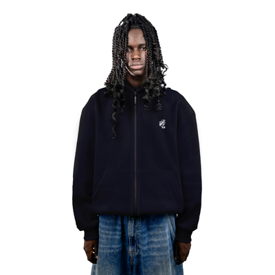 Zip Hoodie Dark blue