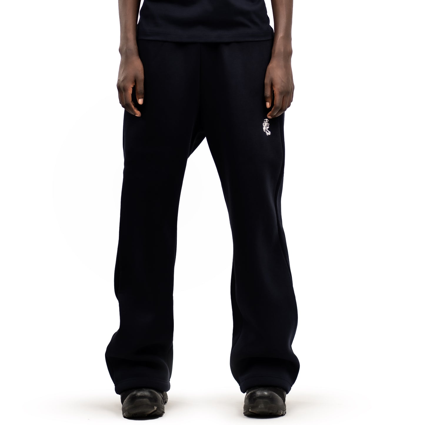 Black Openleg Jogger