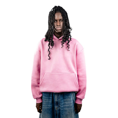No Logo Hoodie Pink Rosa