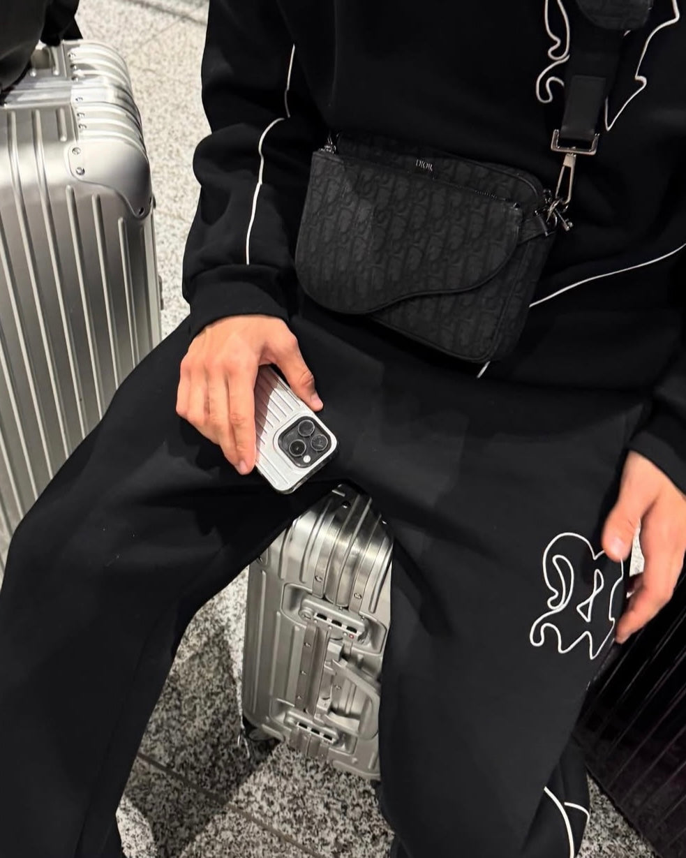 Black White N Jogger