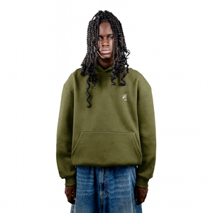 Olive Green Hoodie Logo