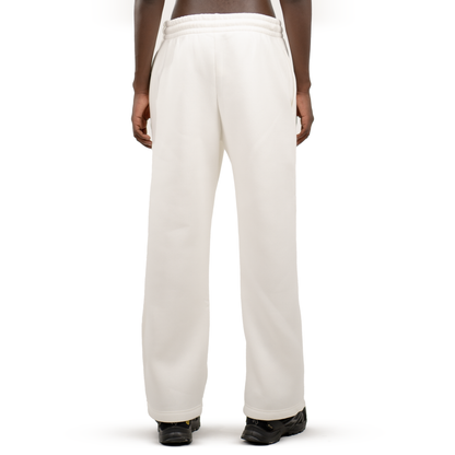 White Openleg Jogger