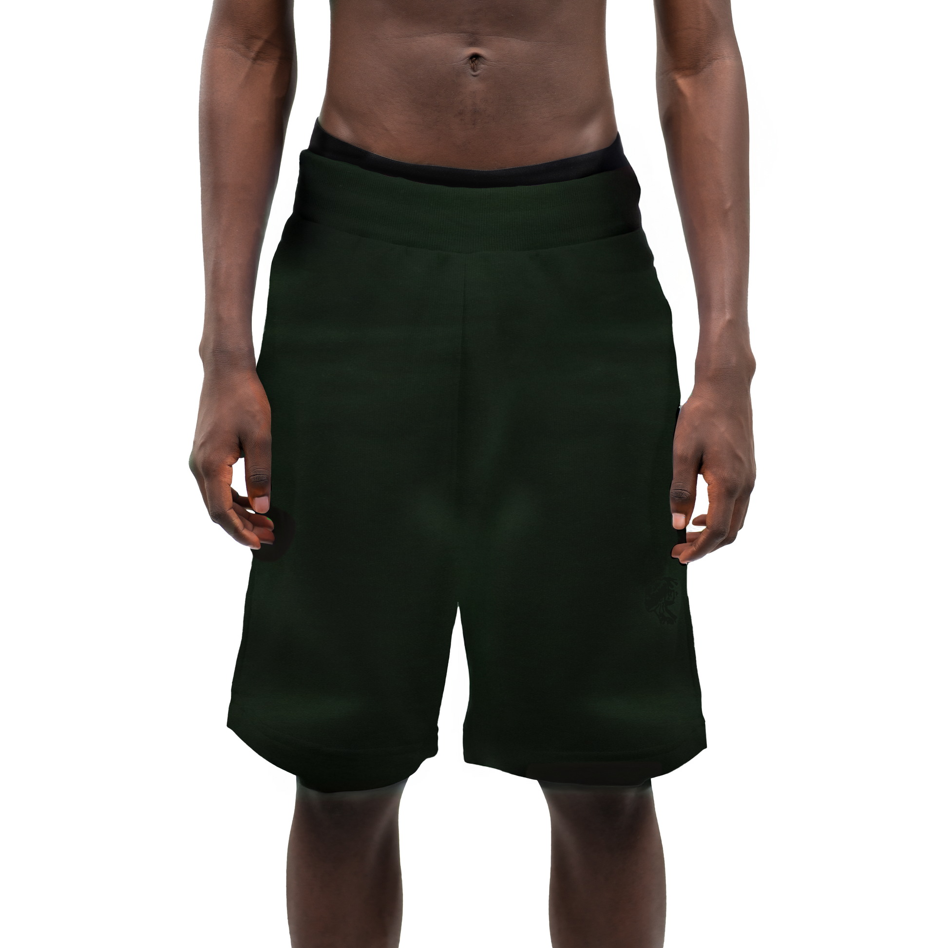 Tone in tone verde Green Shorts