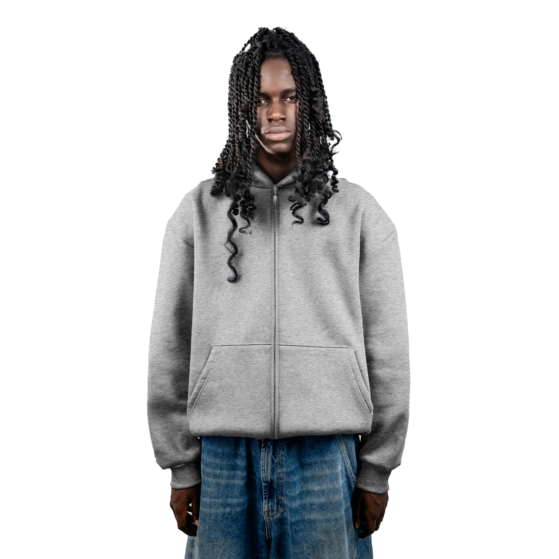 Zip Hoodie Grey