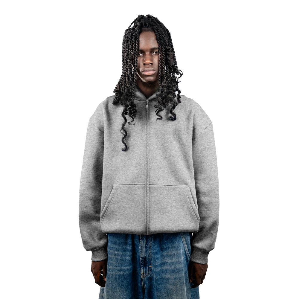 Zip Hoodie Grey