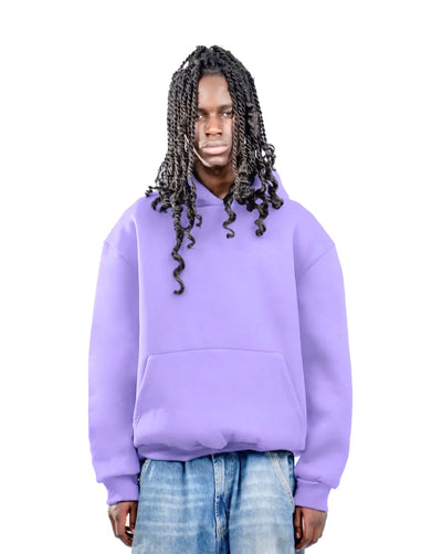 No Logo Hoodie Lilla