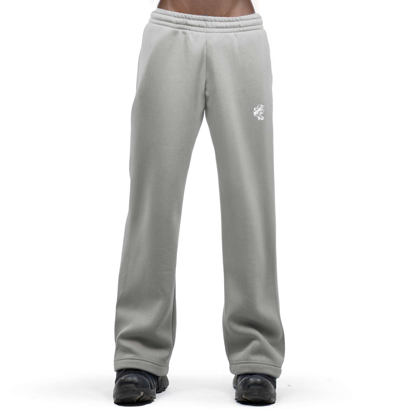 Melted Grey Openleg Jogger logo