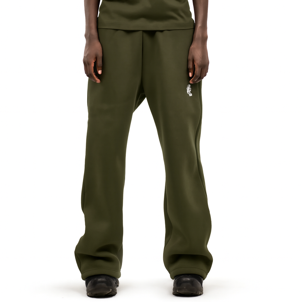 Olive Green Jogger Logo
