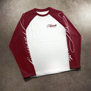 Longsleeve Bordeux Red