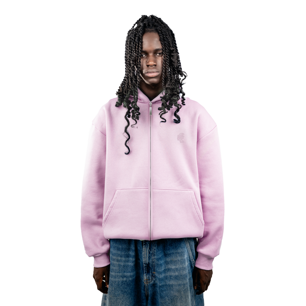 Zip Hoodie Rosa