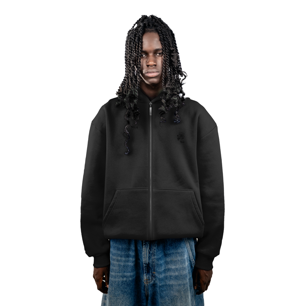 Zip Hoodie Black