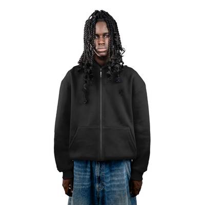 Zip Hoodie Black