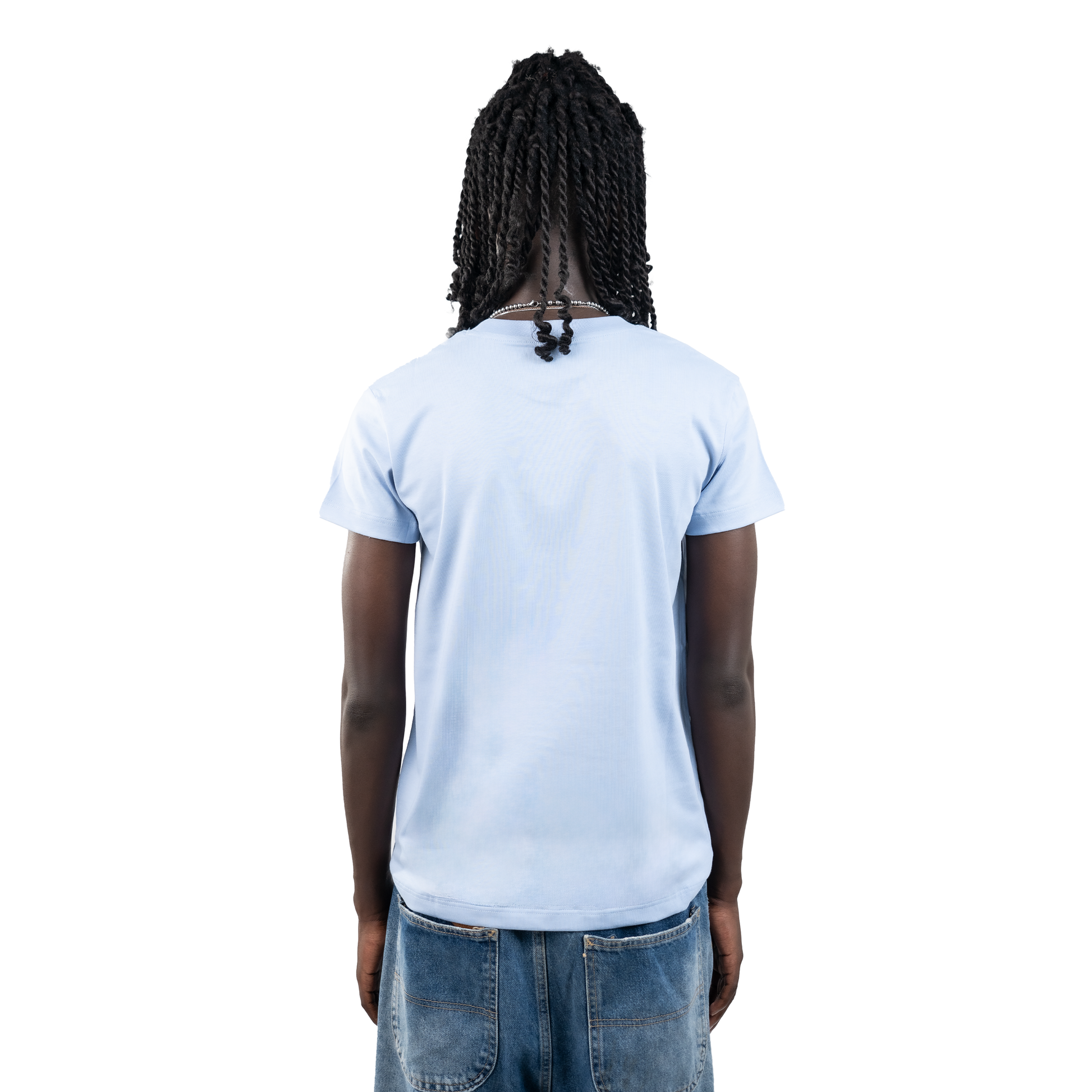 Tone in Tone Babyblue Slim fit Shirt