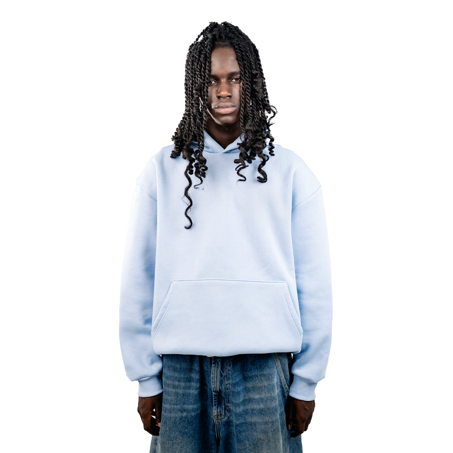 No Logo Hoodie Babyblue