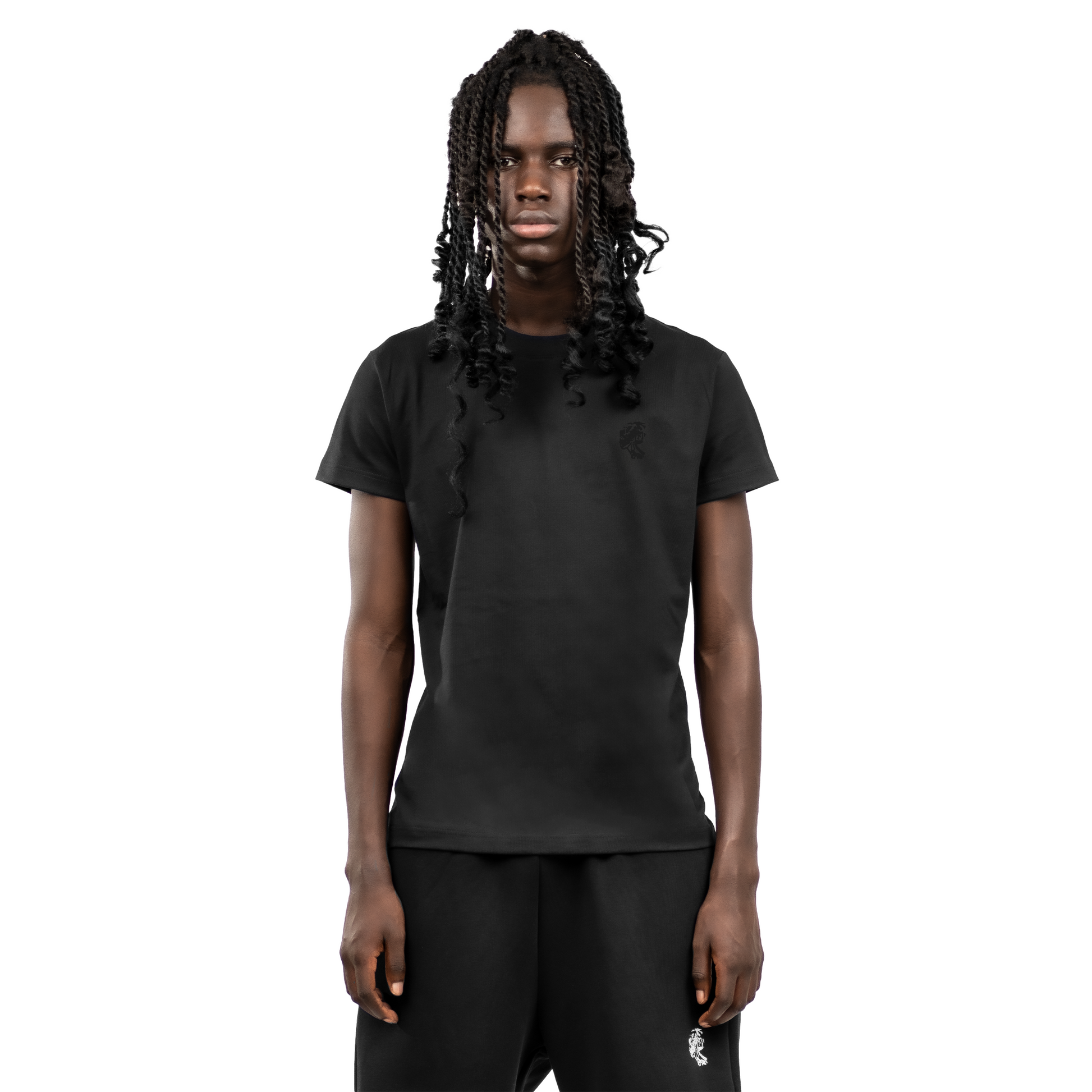 tone in tone black slim fit Shirt